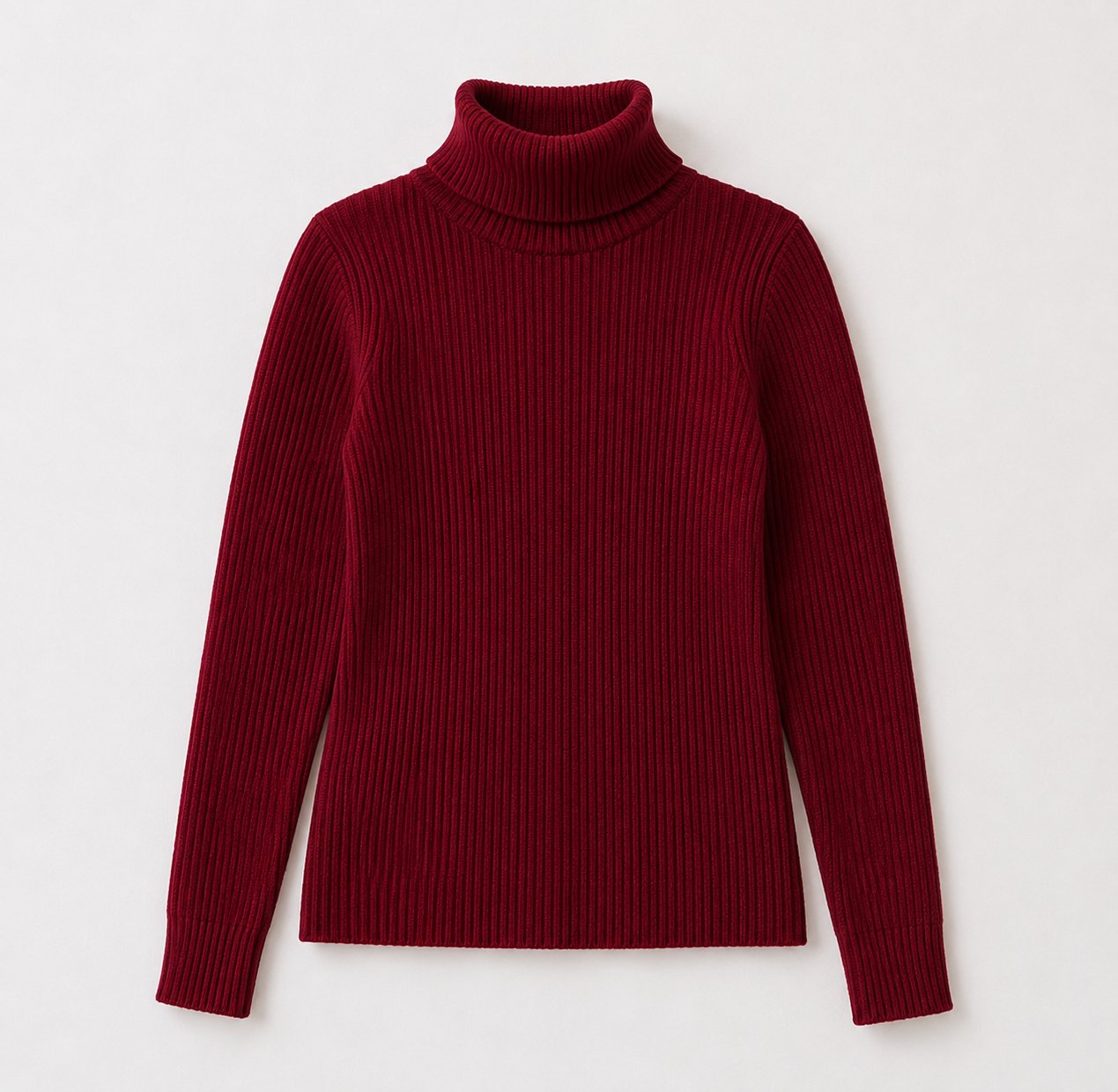 High Neck Woolen Top